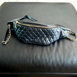 Black ASOS Plus Size Fanny Pack